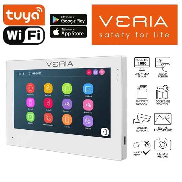 LCD video monitor Veria Veria 3001-W bílý