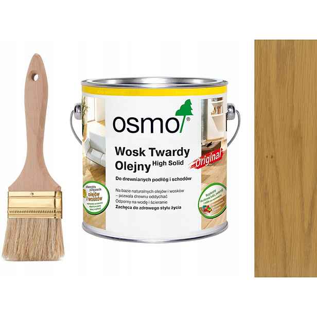 Osmo 3065 tvrdý vosk olej 2,5 L Bezbarvý Polomatný