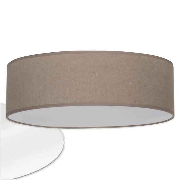 Stropní Svítidlo Nástěnný Led 60 W Kulatý Válec Béžový 40 cm 2 x E27 Univerzální