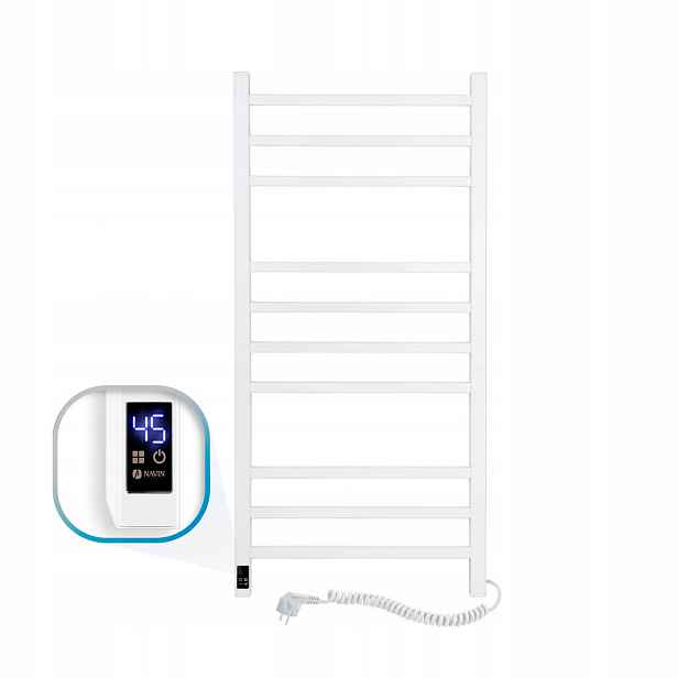 Elektrický koupelnový radiátor Bílý Loft Sensor 500х1000 pravý