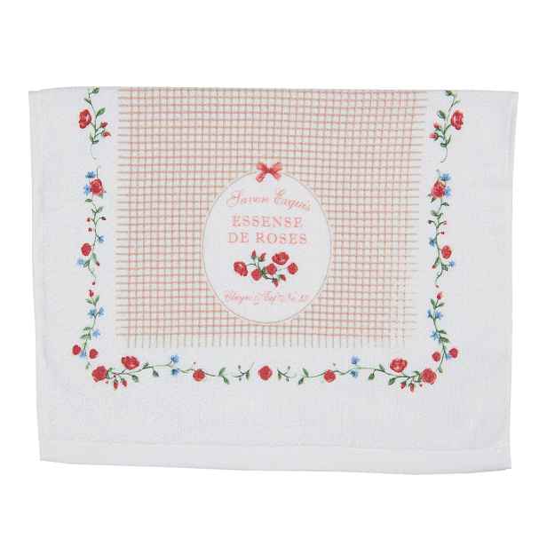 Kuchyňský froté ručník Essense de Roses - 40*66 cm Clayre & Eef