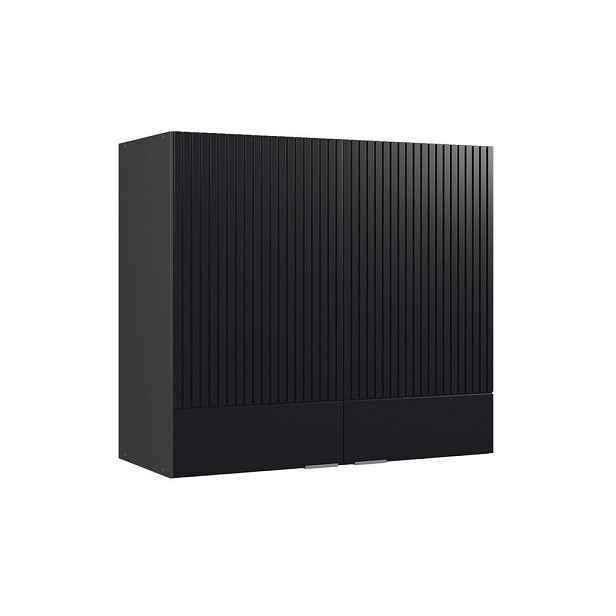 Vicco VĚŠÁK NA STĚNU Fame-Line, Černý pruhovaný/Antracit, 80 cm