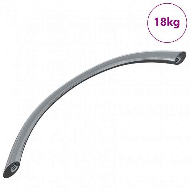 vidaXL Rukojeť 1385 ks Stříbrná 107 x 3.6 x 23 mm Nerezová ocel