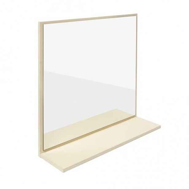 Ceramia Easy zrcadlo s poličkou 60x61,5 cm jasmín EASYZRCJ