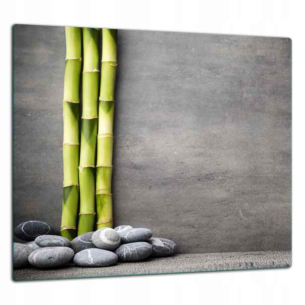 Skleněná Ochranná Deska Panel Lepidlo 65x60 Bambus