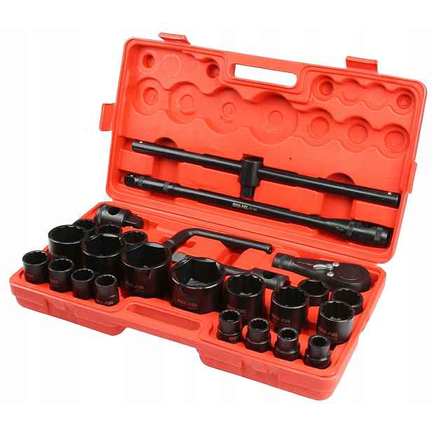 Nasadové Klíče 26el. 3/4" a 1" 6pt a 12pt