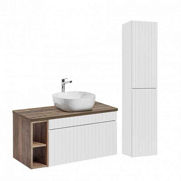 Petits-meubles KOUPELNOVÝ NÁBYTEK 100cm Zelie 2er-Set Bílá