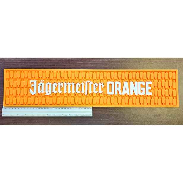 Jagermeister Barová Podložka Odkapávač Guma Jelen Lovec Unikát Oranžová