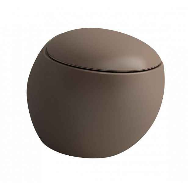 Laufen Il Bagno Alessi - Závěsné WC, Rimless, matná hnědá H8209711880001
