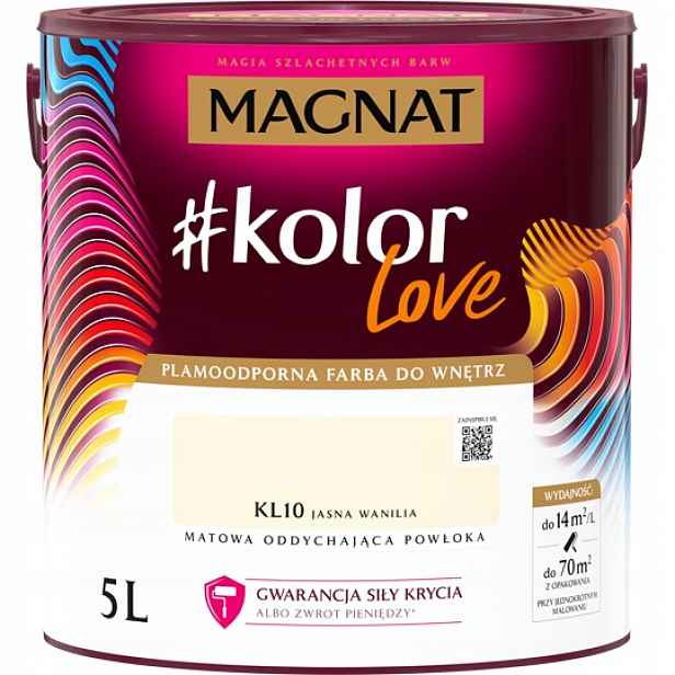 Magnat Barva Love KL10 světlá vanilka 5L Bs