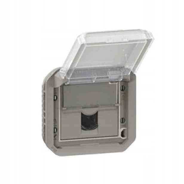 Nové Plexo Zásuvka RJ45 Ftp kategorie 6, mechanismus šedá Legrand 069569L