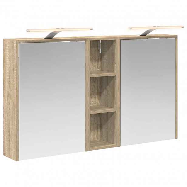 vidaXL Sada koupelnových skříněk 3 ks 106 x 16 x 62,5 cm