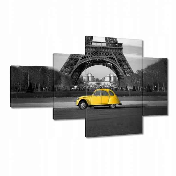 Obrazy 130x80 Žlutý Citroen v Paříži