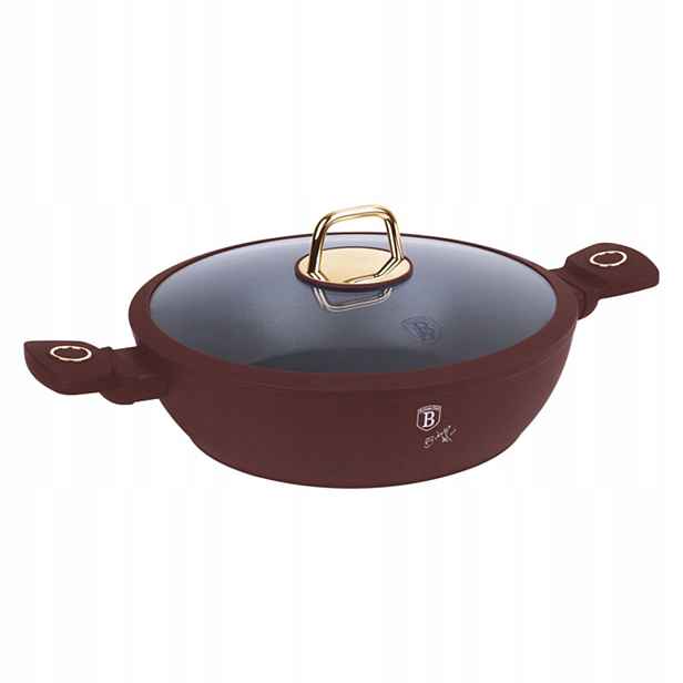 Plochý Hrnec Hrnec S Poklicí 30 cm Berlinger Haus BH-8039 Leonardo