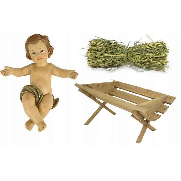 Sada Ježíšek (30 CM Vysoký) Betlém Seno *vánoce*