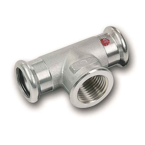 T-kus redukovaný lisovací Sanha Therm 24130G 54 mm × 1/2"