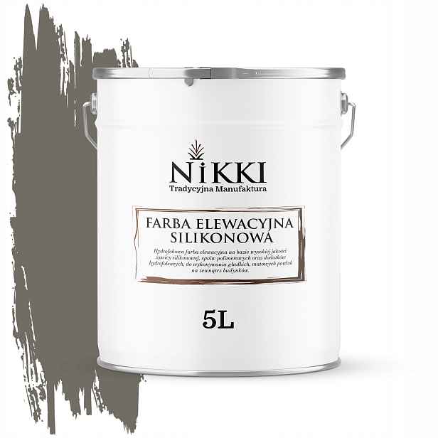 Barva 5 l na vnější omítku Šedá teplá Různé Barvy