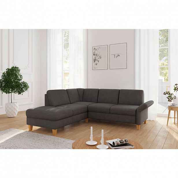 Sit & More ROHOVÁ SEDAČKA, textil, barvy grafitu