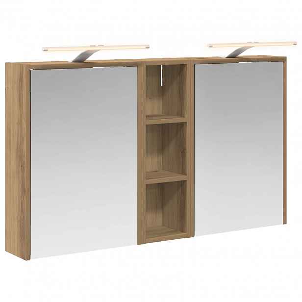vidaXL Sada koupelnových skříněk 3 ks 106 x 16 x 62,5 cm