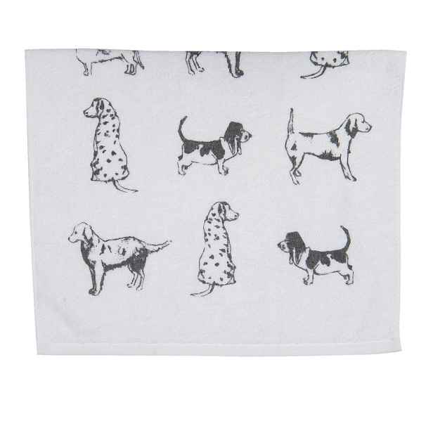 Kuchyňský froté ručník Dog Love - 40*66 cm Clayre & Eef
