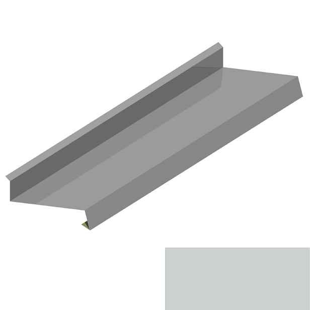 Oplechování římsy RS200S SP 25 RAL 9006 stříbrná