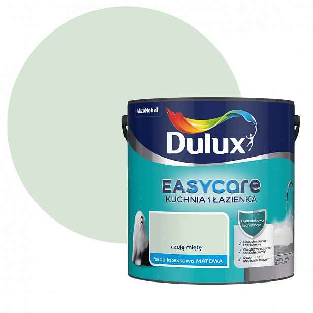 Dulux Easy Kuchyně Koupelna Cítím mátu 2,5L Mat Barva Na Stěny A Stropy
