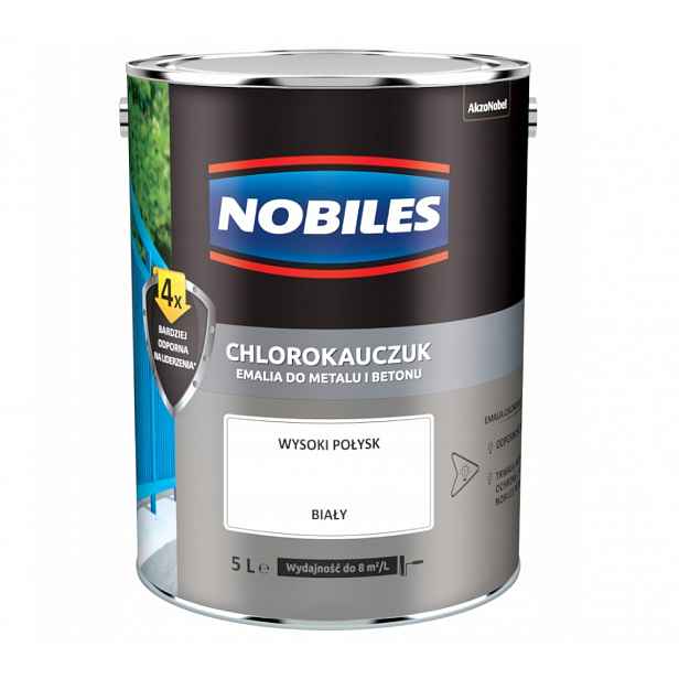 Nobiles Chlorkaučuk Smalt 5L Bílý