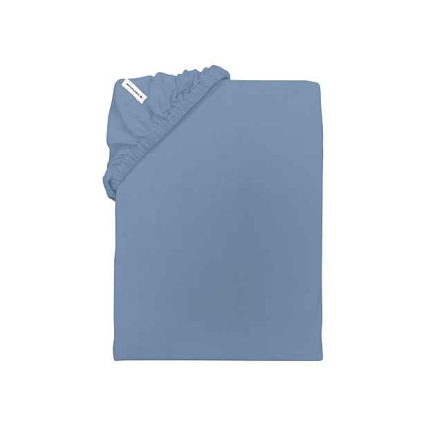 TOM Tailor Jersey napínací prostěradlo, 140-160 x 200 cm (modrá)