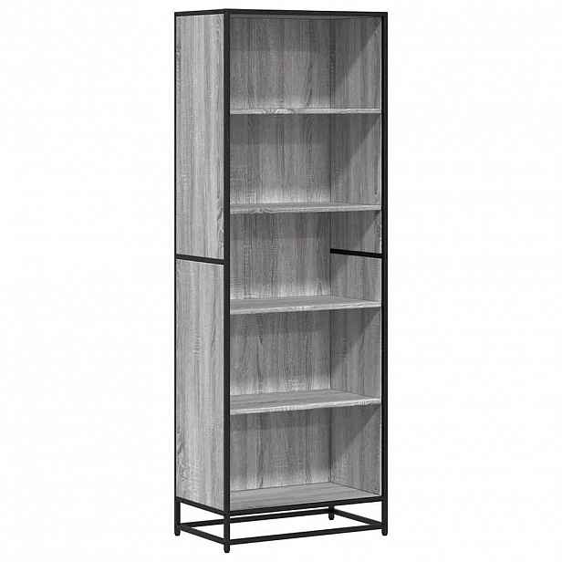 vidaXL Knihovna šedá sonoma 60 x 35 x 170,5 cm kompozitní dřevo