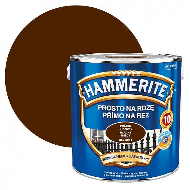 Hammerite Proti Rzi 2,5 L, Hnědý Lesk