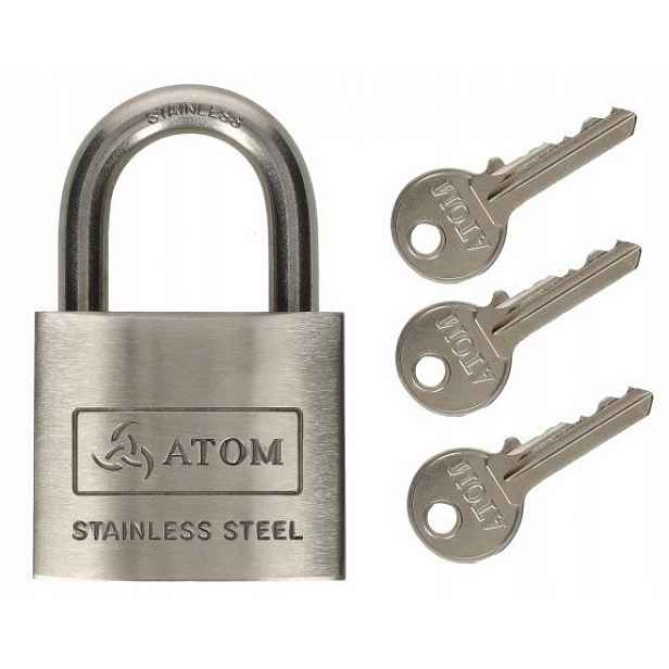 Zámek Inox Nerezová Ocel 50 MM Solidní Kvalita!