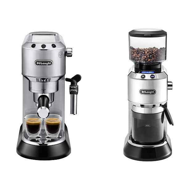 Delonghi Pákový kávovar Dedica Style Barista Bundle - »KG 521.M«, »KG 685.M«