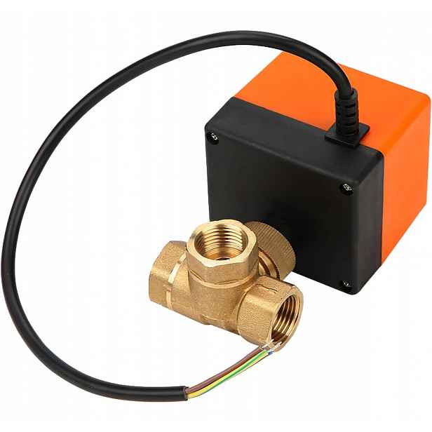 Elektroventil Ventil 3-cestný kulový DN25 1" 220V