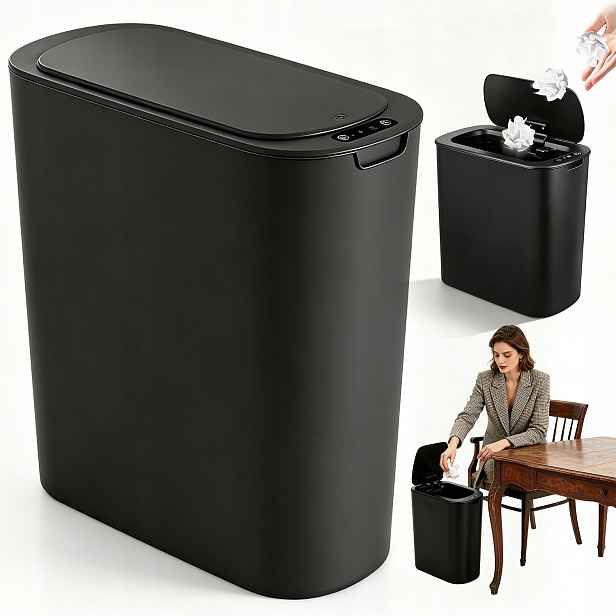 Koupelnový Odpadkový Koš Bezdotykový Senzor Pohybu 25L Moderní Design
