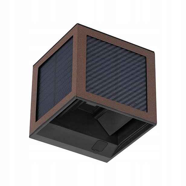 V-tac Solární nástěnné svítidlo/USB 9W Led IP65 senzor pohybu VT-408CCT