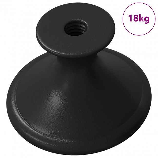 vidaXL Rukojeť 1461 ks Černá Ø30 mm Hliník
