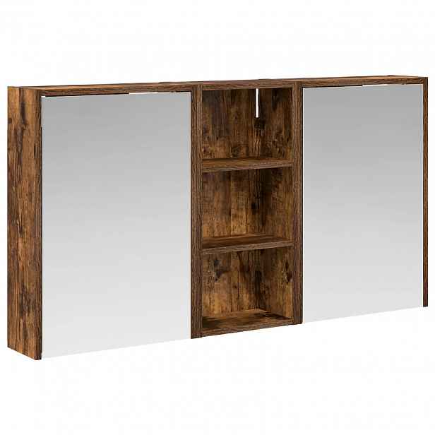 vidaXL Sada koupelnových skříněk 3 ks 116 x 16 x 62,5 cm