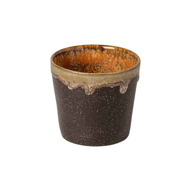 Tmavě hnědý kameninový šálek 190 ml Poterie – Casafina