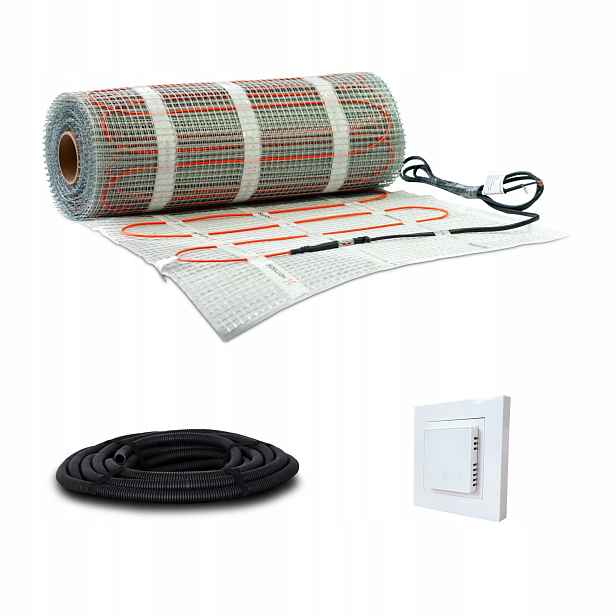 Topná podložka Hornisse pod dlaždice 6,0 m2 900 W 12 x 0,5 m s termostatem