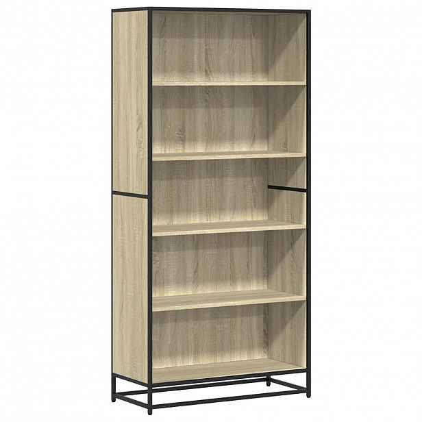 vidaXL Knihovna dub sonoma 80,5 x 35 x 170,5 cm kompozitní dřevo