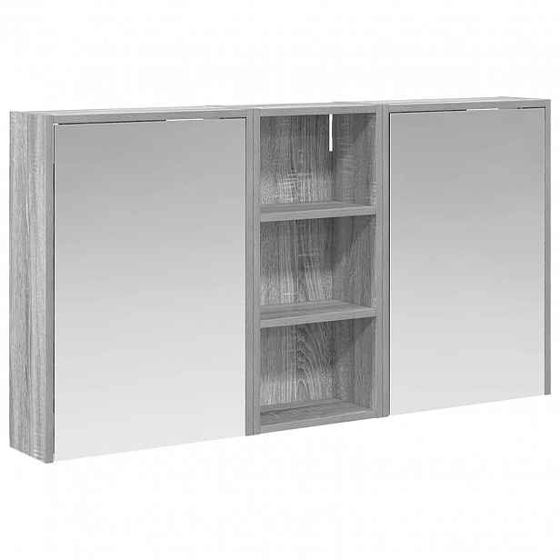 vidaXL Sada koupelnových skříněk 3 ks 116 x 16 x 62,5 cm