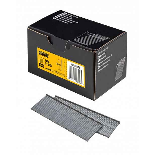 DeWALT - Hřebíky 38 mm, 2500 ks DNBA1638GZ