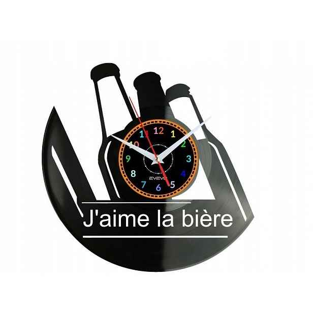 J'aime la bière Nápad na Dárek Nástěnná Dekorace z vinylové desky