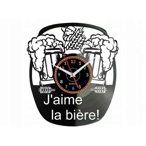 J'aime la bière Nápad na Dárek Nástěnná Dekorace z vinylové desky