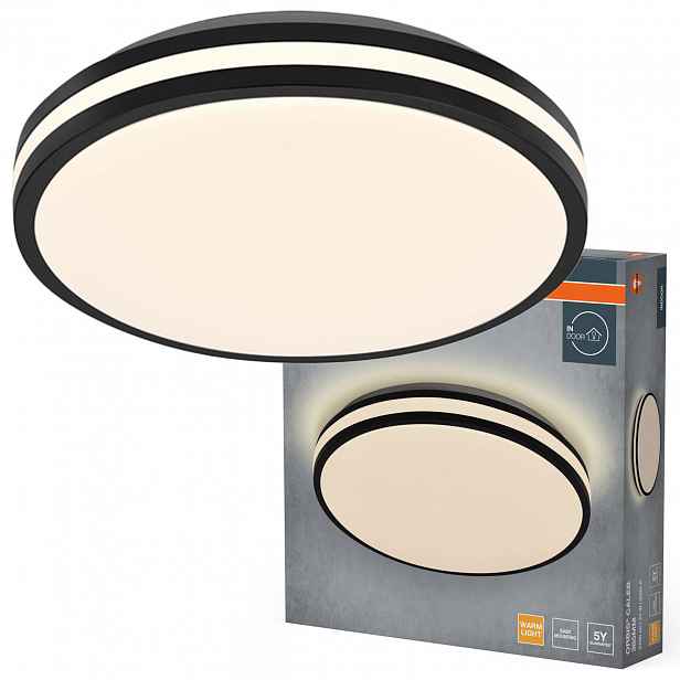 Stropní Svítidlo Led nástěnné svítidlo 24W 1450lm 3000K teplá černá Orbis Osram