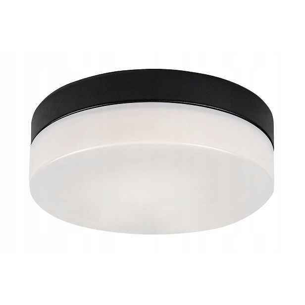 Stropní Svítidlo Gaelo IP44 Led 15W, černý/bílý, Ø23.5 cm, Rabalux