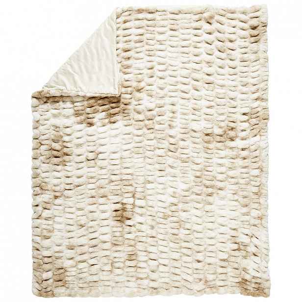 XXXLutz KOŽEŠINOVÁ DEKA, polyester, 150/200 cm Novel - Deky - 008982016401