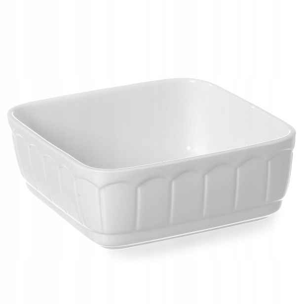 Čtvercová zapékací nádoba z porcelánu Rustica 165x165x70 mm