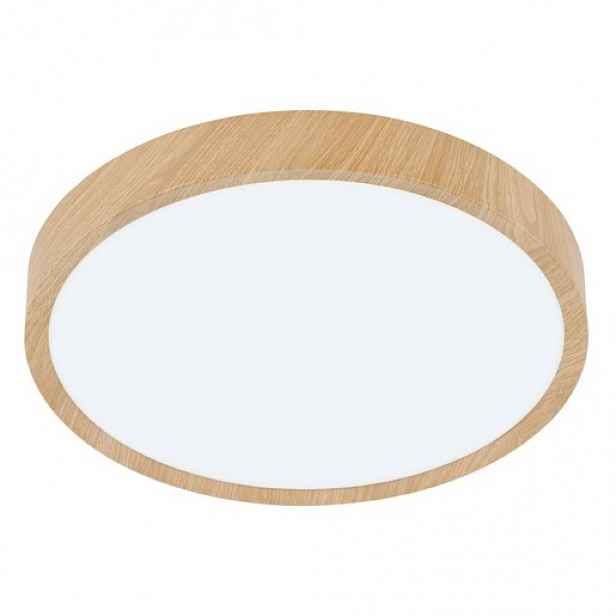 Eglo MUSURITA nástěnná lampa barva přírodního dřeva plast, ocel 901126
