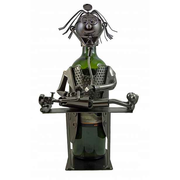 Stojan na láhev Stojan na alkohol Lékař Doktor Wine botel holder W47